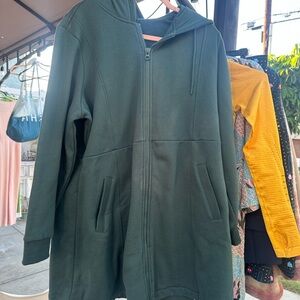 Torrid Dark Green Utility Jacket with Hood